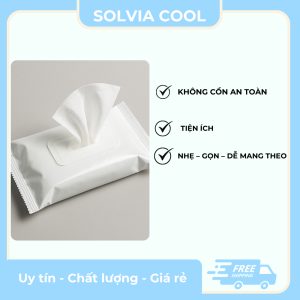 Khăn giấy ướt không cồn an toàn về da